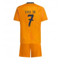 Real Madrid Vinicius Junior #7 Replica Away Minikit 2024-25 Short Sleeve (+ pants)